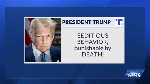 Trump accuses Democratic lawmakers of 'seditious behavior, punishable by death' for urging troops to refuse illegal orders