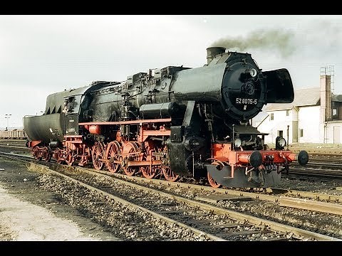 Lokportät Dampflok 52 8075