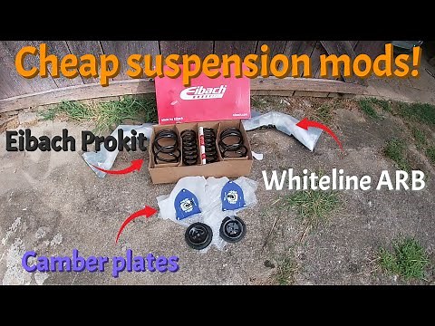 Mini R50/R53 cheap suspension mods and upgrades - springs, camber plates, rear ARB