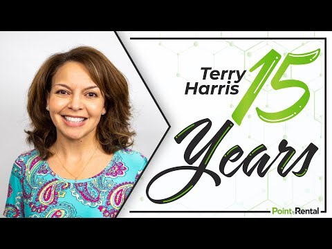 Terry Harris: 15 Years at Point of Rental!