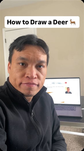 Jae Johns on Instagram: "I want to share a tutorial teaching you how to draw a dear step-by-step. The shows step-by-step images on how to draw a deer head, a deer antlers, their body detail and their legs. So at the end of this, you’ll be able to create an amazing dear illustration."