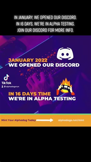 Its been an exciting 6 months building Alphadogs.Run - the worlds premier NfT Greyhound Racing Game. We opened our discord in January and in 16 days time, we’ll be in 2D Alpha Testing. If you want to know more, jump into our discord and meet our awesome team and community members. #playtoearn #nftaustralia #cryptogamer #cryptogamers #nfts #ausgaming #ausgamer #p2egaming