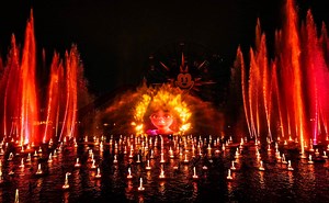 The Disneyland Resort officially kicked off The Walt Disney Company's 100th birthday celebration with a media and cast preview of World of Color - One at Disney California Adventure. | Theme Park Insider