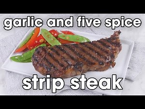 Garlic & Chinese Five-Spice Strip Steak Recipe from the Certified Angus Beef Brand
