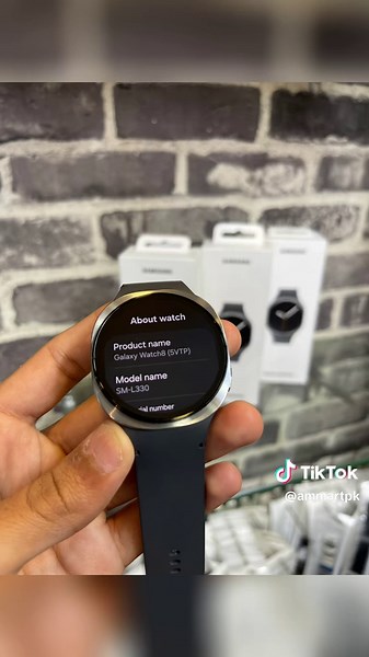 Samsung Galaxy Watch 8 44mm | Just Box Open Pcs | 10/10 Condition Like New | 44mm Black Color | All Over Pakistan Delivery Available | Location Karachi Saddar Amma Tower Mall | Samsung Galaxy Watches All Models Available 3/4/5/6/7 & 8 | More Details WhatsApp #viralvideo #foryoupage #fyp #fyppppppppppppppppppppppp #ammart