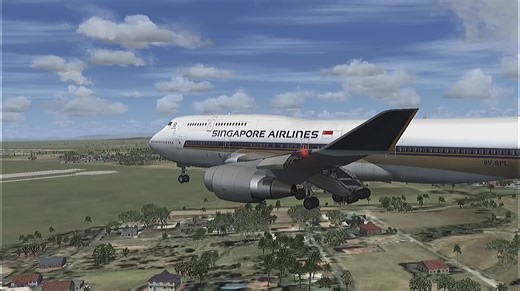 landing: Kuala lumpur internasional Airport aircraft: Boeing 747-400 #flightsimulator #flightsimulator2020 #fs2004 #fsx #msfs2020