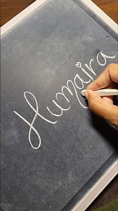 Slate Pencil Name Writing on Slate 😇