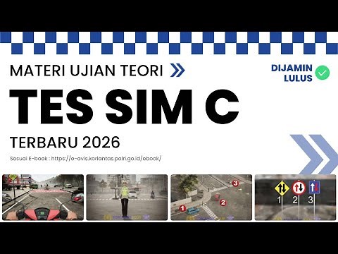 MATERI UJIAN TEORI TES SIM C TERBARU 2026 | SOAL DAN JAWABAN