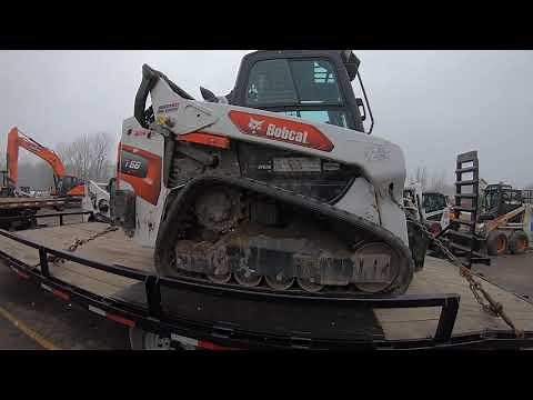 How To Load And Secure a Bobcat Track Loader