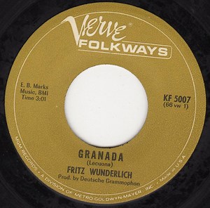 Fritz Wunderlich - Granada / I Kiss Your Hand, Madame
