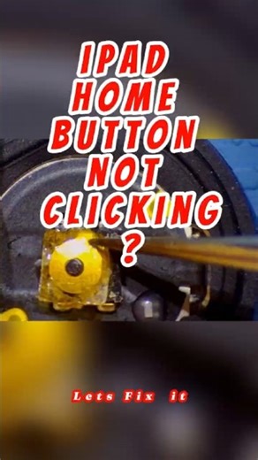 IPAD HOME button not clicking ? #shorts #homebutton #viralshorts #ipad #techrepair