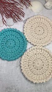 2.9K views · 23 reactions | The last part of these cute coasters: Backwards Single Crochet Edging. It’s a cool edging you can add to any project to give it a nice solid finish! See Parts 1 and 2 on our time line. #outstandingcrochet #crochetvideo #crochettutorial #crochetedging #crochet #freecrochetpattern #crochetaddict | Outstanding Crochet | Facebook