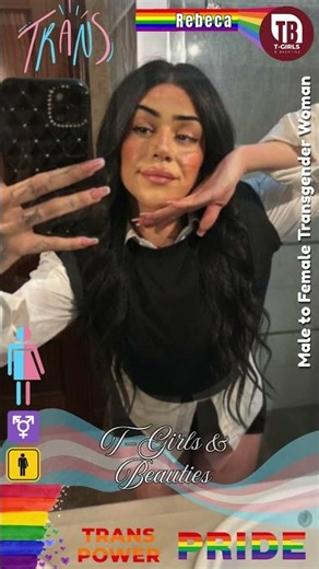 Rebeca – Beauty, Confidence & Glamorous Style 👑🏳️‍⚧️ - #transgender #viral #shorts