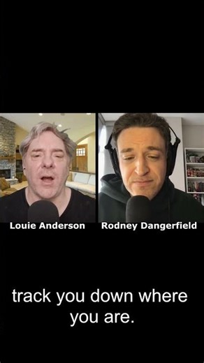Louie Anderson (Jeff Richards) meets Rodney Dangerfield (Dan Soder)