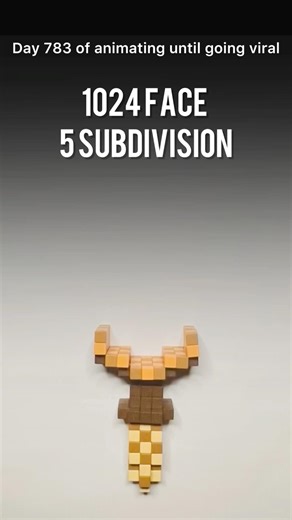 Cloth simulation stop motion animation