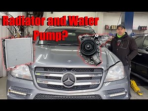 How to change the water pump and Radiator? 2012 Mer / Benz GL450
