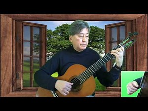 ギター独学入門８──教本『こどものギターレッスン』68p メヌエット／クリーガー Minuet/J.krieger