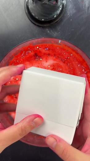 ChalkitASMR on Instagram: "G3 plain crush in red paste❤️ #oddlysatisfying"