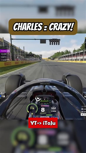 CRAZY 😱#Monza #leclerc #italy #move #close #crazy #overtake #fight #f1 #gaming #clip #short #shorts #Youtube