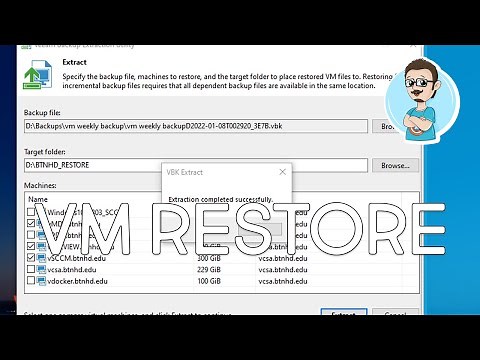 Extract VMs from Veeam Backup to Import into VMware Workstation!