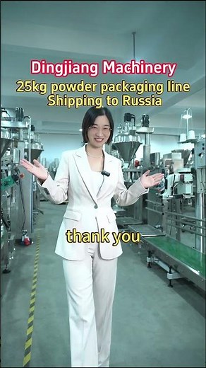 25kg Powder Packaging Line for Seasonings | Exported to Russia