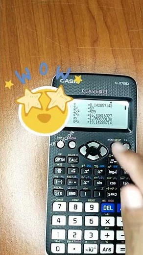 How to Use Casio Classwiz in Correlation & Regression