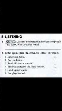 English File Pre-intermediate Workbook Listening 1A