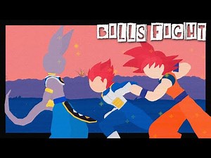 Vegeta and Goku vs Bills | Pivot Animator Fight