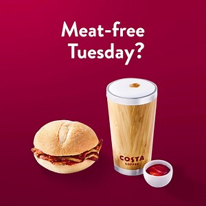 Roll up, roll up! Whether you’re vegan, flexi or just love the smell of bac’n in the morning, here’s something everyone can enjoy #VeganBacnRoll | Costa Coffee