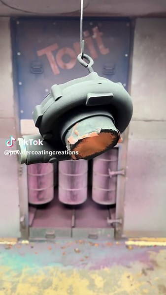 Dark blue metallic never disappoints #powdercoat #powdercoating