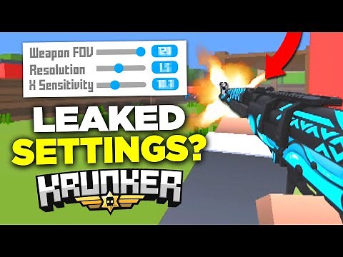 I got LEAKED Krunker.io Settings from Sorable! (INSANE NUKE)