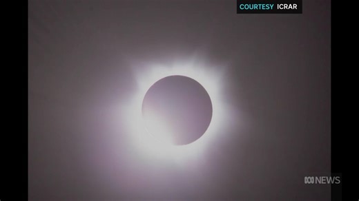 30K views · 1K reactions | A timelapse of today's solar eclipse reveals the quiet beauty of this rare celestial event. READ MORE: https://ab.co/3okTski.  Vision thanks to Michael Goh from the ICRAR. | ABC Perth | Facebook