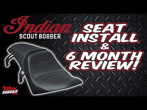 Indian Scout Bobber / Scout Rogue 2-UP Seat install and Review