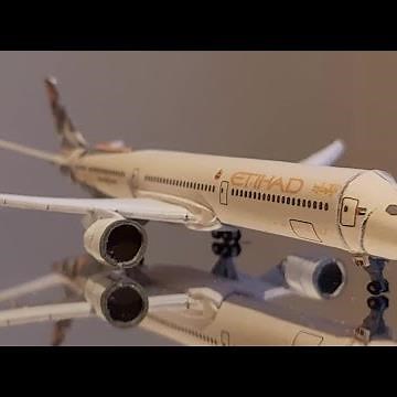 Etihad b787 paper model