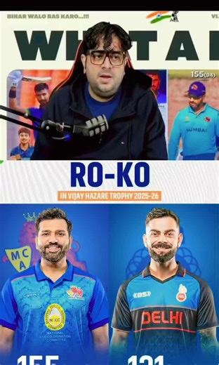 Rohit Sharma and Virat Kohli Shine in Vijay Hazare Trophy