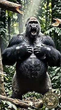 Gorilla vs Grizzly Bear 🦍🐻 Who Would REALLY Win? #wildlife #animals #gorila #bear #fighting