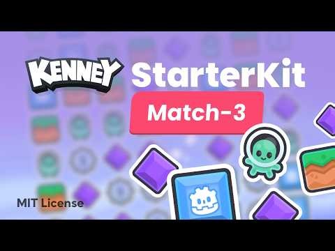 Godot Starter Kit Match-3, free & open-source!