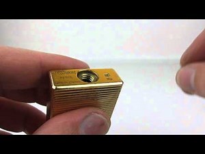 How To Refill Easy Fast and Cheap Small S. T. Dupont Ligne 1 from 60's with Gas
