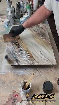 Creating Fantasy Marble with epoxy resin | KCDC Designs #epoxycountertops #stonecoatcountertops