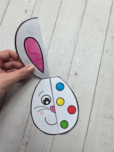 Happy bunny #spring #craft #paper | Paper Magic