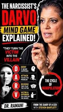 The Narcissist’s Most Dangerous Manipulation Tactic: DARVO Explained 😳💔 #Shorts