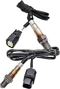 Dropwater 1 Pair Upper and Under O2 Oxygen Sensors Replacement for Ford 2015-2014 Fiesta 1L,Replaces#234-5076 234-4963,Set of 2pcs