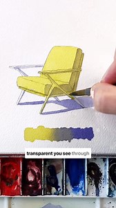 100K views · 1.3K reactions | his is by far my favorite thing to do in watercolors lately = underpainting and using the complementary color so you might be seeing this a lot  #watercolor #painting #color | Aroozxi | Facebook