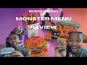 Burger King Monster Menu Review 🍔👀 (Scary Good or Just Scary?)