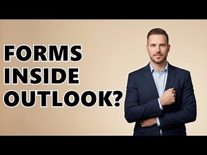 How Do I Create A Form In Outlook?