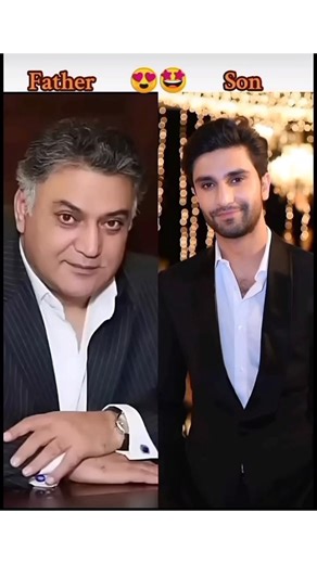 Pakistani actors and father 🥰🥰 #pakistaniactor #shorts #viral
