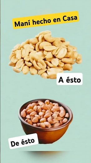 ¡Así se hace el MANÍ (CACAHUATE) casero! Sin horno ni aceite 😋 #cocinafacil #recetasfaciles