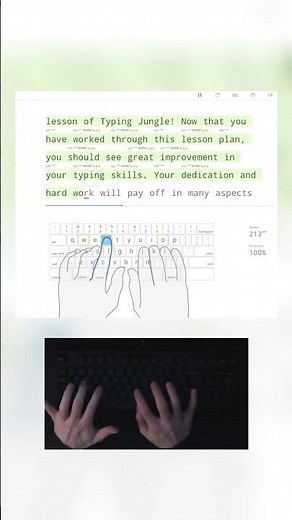 The FINAL LEVEL of Typing Club (200+ WPM) #typingclub #typingasmr #shorts