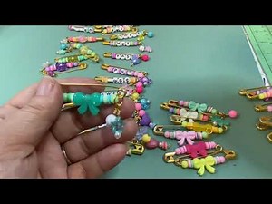 Beaded Safety Pins!