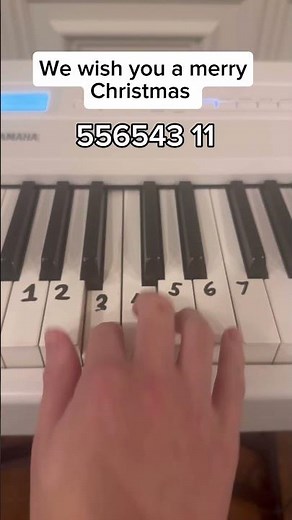 We Wish You a Merry Christmas Tutorial #piano #pianotutorial #easy #christmas